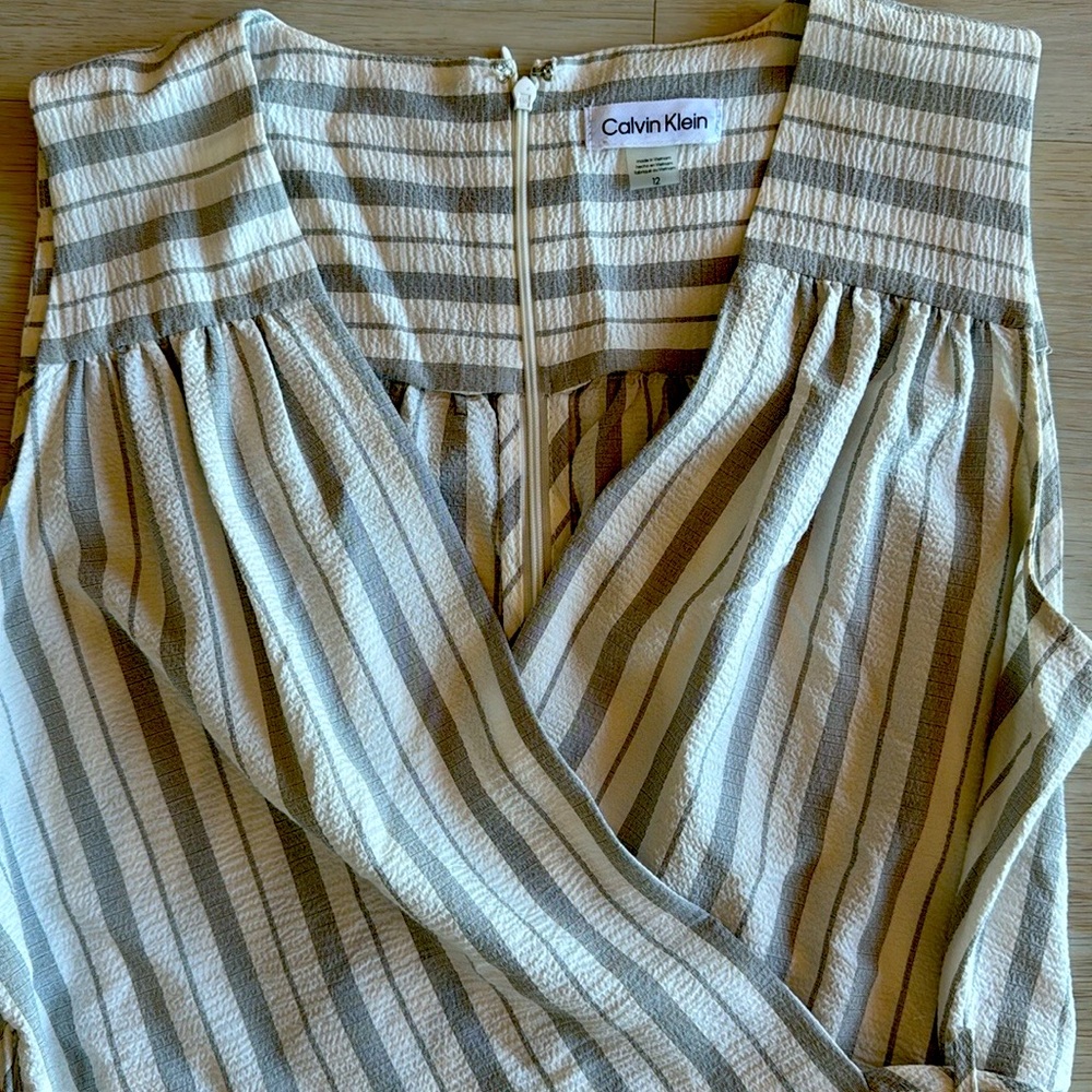 Calvin Klein sleeveless midi dress